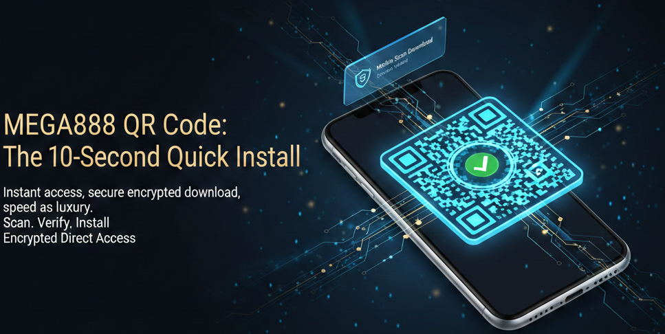MEGA888 Download QR Code Mobile Scan